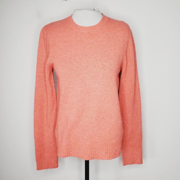 Balenciaga Knits Sweater Wool Cable Knit Fisherman Fall Winter Coral Pink 42 - Picture 3 of 14